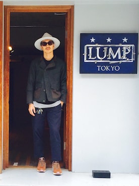 下野宏明さん(メンズ・181cm)の秋コーディネート