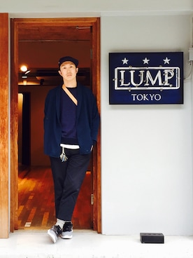 下野宏明さん（メンズ・181cm）の秋コーディネート