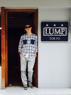 下野宏明さん（メンズ・181cm）の秋コーディネート