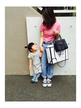 「Little Marc Jacobs（リトルマークジェイコブス）のアイテム（ワンピース/ドレス）」を使った、hanaさん（キッズ・90cm）の春コーディネート