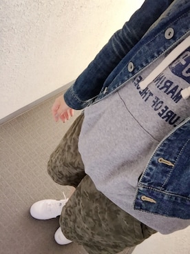 「NIKE（ナイキ）のNIKE/ナイキ グランドテラス 654495（スニーカー）」を使った、sunさん（レディース・158cm）の春コーディネート