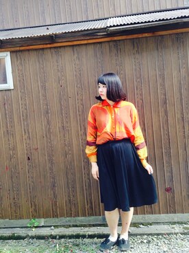 「GENNY（ジェニー）のアイテム」を使った、piyoさん（レディース・162cm）の夏コーディネート