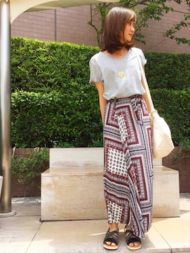 「EMU Australia（エミューオーストラリア）のアイテム」を使った、miwaさん（レディース・155cm）の春コーディネート