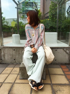 「EMU Australia（エミューオーストラリア）のアイテム」を使った、miwaさん（レディース・155cm）の夏コーディネート