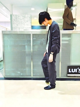 KOU SUEMATSUさん（メンズ・172cm）の春コーディネート