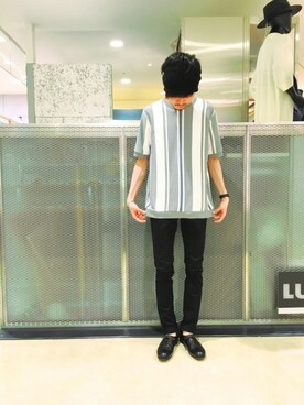 KOU SUEMATSUさん（メンズ・172cm）の夏コーディネート