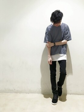 KOU SUEMATSUさん（メンズ・172cm）の夏コーディネート