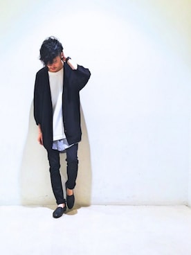 KOU SUEMATSUさん（メンズ・172cm）の夏コーディネート