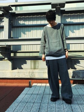 KOU SUEMATSUさん（メンズ・172cm）の夏コーディネート