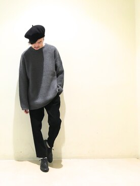 「lideal（リデアル）のアイテム」を使った、KOU SUEMATSUさん（メンズ・172cm）の秋コーディネート