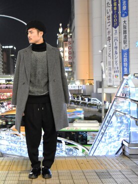 KOU SUEMATSUさん(メンズ・172cm)の冬コーディネート