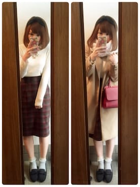 「オフ会」｜「アイテム（その他）」を使った、manaさん（レディース・160cm）の冬コーディネート