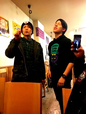「ROLLING CRADLE（ローリングクレイドル）のアイテム（ジャケット/アウター）」を使った、ちっちさん（メンズ・178cm）の春コーディネート