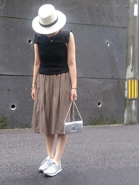「ガウチョウパンツ」｜takoechanさん（レディース・158cm）の夏コーディネート