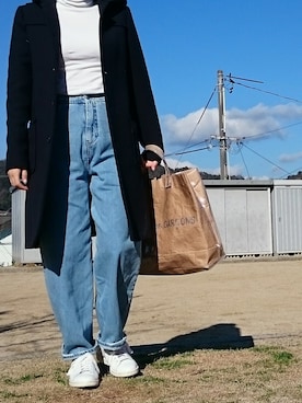 「stansmith」｜「アイテム（ジャケット/アウター）」を使った、takoechanさん（レディース・158cm）の春コーディネート