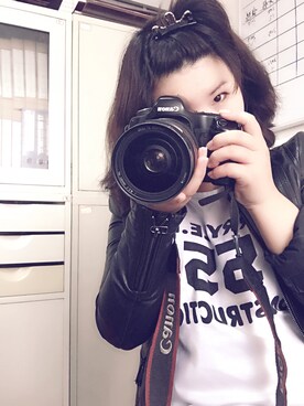 「huffer.（ハファー）のアイテム」を使った、君君さん（レディース・158cm）の秋コーディネート