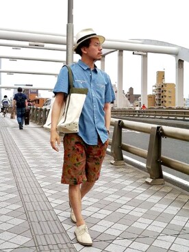 Lafayette CREWさん（メンズ・176cm）の夏コーディネート