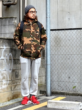 「FTC（エフティーシー）のアイテム（バッグ）」を使った、Lafayette CREWさん（メンズ・177cm）の夏コーディネート