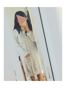 「AS KNOW AS plus（アズノゥアズプラス）のアイテム（シャツワンピース）」を使った、A  u さん（レディース・152cm）の秋コーディネート