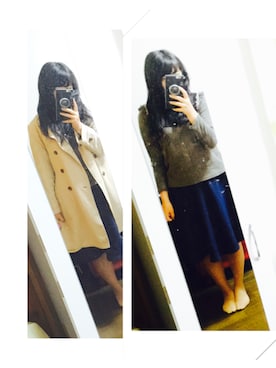 「AS KNOW AS plus（アズノゥアズプラス）のアイテム（トレンチコート）」を使った、A  u さん（レディース・152cm）の秋コーディネート