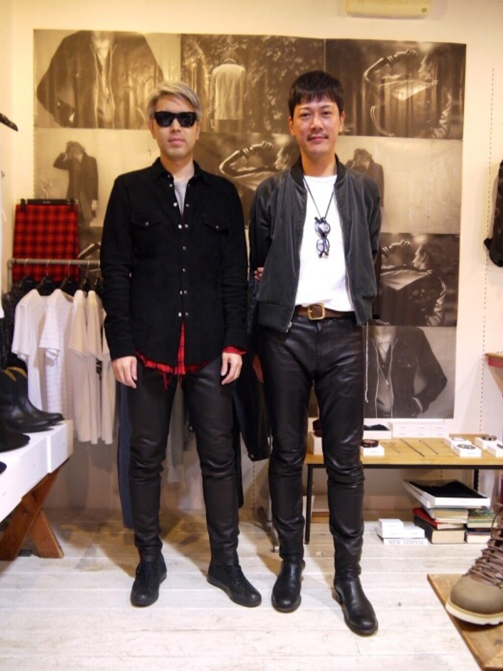 「The Lettersのアイテム（パンツ、ブラック系）」を使った、Naginsomniaさん（メンズ・181cm）の冬コーディネートの1枚目の写真