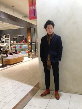 ジョータローさん（メンズ・166cm）の冬コーディネート