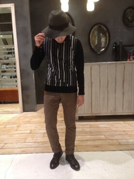 ジョータローさん（メンズ・166cm）の冬コーディネート