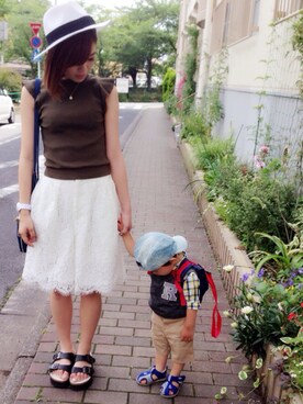 CHIHARUさん（レディース・158cm）の夏コーディネート