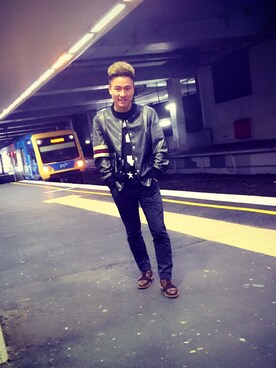 「musium div（musium div）のアイテム」を使った、Nathan_linさん（メンズ・168cm）の春コーディネート