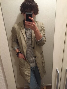 「Marc by Marc Jacobs（マークバイマークジェイコブス）のアイテム（腕時計）」を使った、Tsuyoshiさん（メンズ・171cm）の春コーディネート