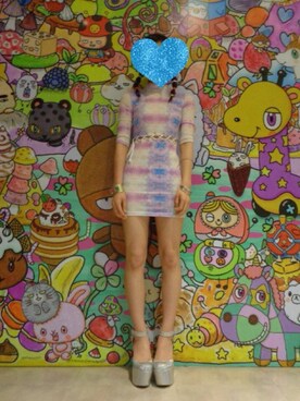 「FIG&VIPER（フィグアンドバイパー）のアイテム（ワンピース）」を使った、ayaka♥さん（レディース・158cm）の夏コーディネート