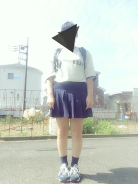 「mobus（モーブス）のアイテム」を使った、きみかさん（レディース・153cm）の秋コーディネート
