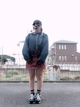 「mobus（モーブス）のアイテム」を使った、きみかさん（レディース・153cm）の秋コーディネート
