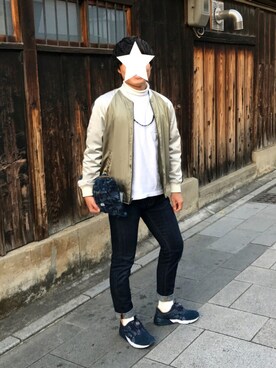 「URBAN RESEARCH Sonny Label（アーバンリサーチサニーレーベル）のアイテム（ブルゾン）」を使った、localさん（メンズ・174cm）の秋コーディネート