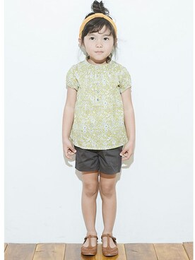 「おんなのこ」｜フェリシモキッズさん（キッズ・100cm）の春コーディネート