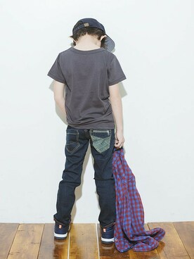 「息子コーデ」｜フェリシモキッズさん（キッズ・120cm）の春コーディネート