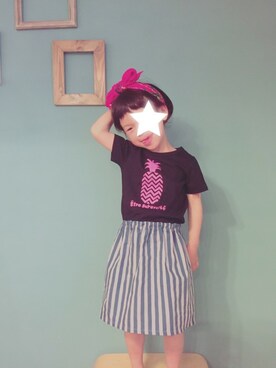 「フェリシモキッズ（フェリシモキッズ）のアイテム（ワンピース/ドレス）」を使った、フェリシモキッズさん（キッズ・100cm）の春コーディネート