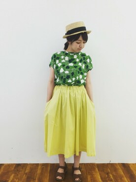 「フェリシモキッズ（フェリシモキッズ）のアイテム」を使った、フェリシモキッズさん（レディース・158cm）の夏コーディネート