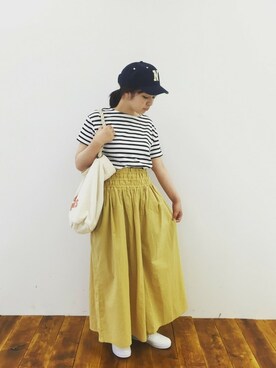 「フェリシモキッズ（フェリシモキッズ）のアイテム」を使った、フェリシモキッズさん（レディース・158cm）の夏コーディネート