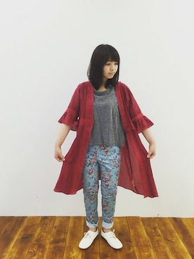 「フェリシモキッズ（フェリシモキッズ）のアイテム」を使った、フェリシモキッズさん（レディース・158cm）の夏コーディネート
