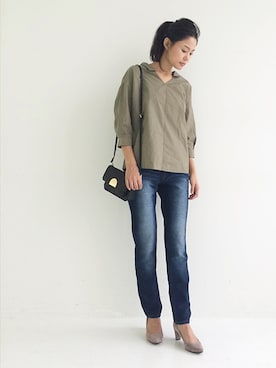 「IEDIT（イディット）のアイテム」を使った、フェリシモキッズさん（レディース・164cm）の秋コーディネート