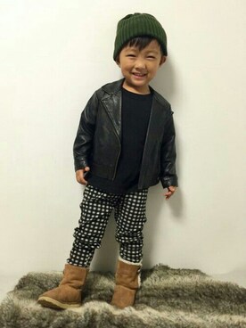「フェリシモキッズ（フェリシモキッズ）のアイテム（パンツ）」を使った、フェリシモキッズさん（キッズ・160cm）の秋コーディネート