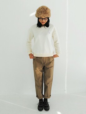 「フェリシモキッズ（フェリシモキッズ）のアイテム」を使った、フェリシモキッズさん（レディース・165cm）の冬コーディネート