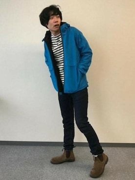「フェリシモキッズ（フェリシモキッズ）のアイテム（ブルゾン）」を使った、フェリシモキッズさん（メンズ・175cm）の冬コーディネート