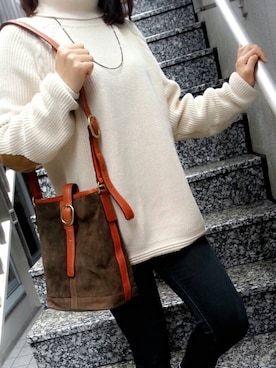 「bukht（ブフト）のアイテム」を使った、YMGCさん（レディース・158cm）の秋コーディネート