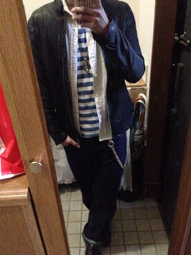 しゅんぞーさん（メンズ・170cm）の冬コーディネート