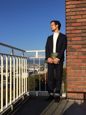 「大学」｜「アイテム（ジャケット/アウター）」を使った、wiz さん（メンズ・174cm）の秋コーディネート