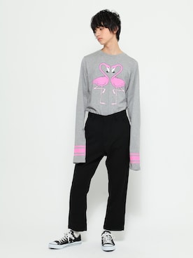 「DING（ディング）のアイテム（パンツ）」を使った、DING_officialさん（メンズ・177cm）の夏コーディネート