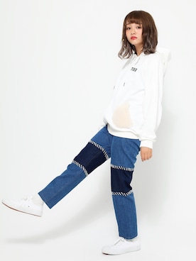 「DING（ディング）のアイテム」を使った、DING_officialさん（レディース・156cm）の夏コーディネート