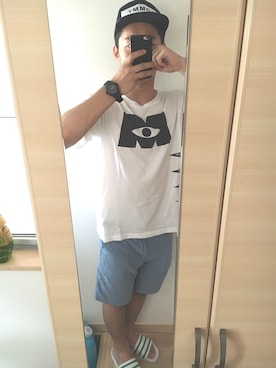 「TOMMY（トミー）のアイテム（帽子）」を使った、sotaさん（メンズ・168cm）の夏コーディネート
